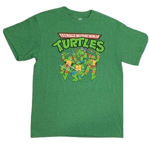 Teenage Mutant Ninja Turtle Green Medium Short Sleeve T-shirt
